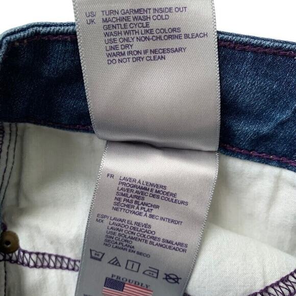 NYDJ Womens 4 Lift-Tuck Ankle Skinny Jeans Blue Mid-Rise Stretch 5-Pocket Denim - Picture 9 of 13